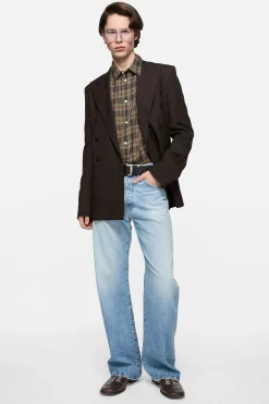 Printed leather loafers