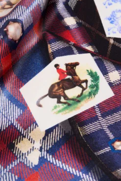 Printed silk scarf
