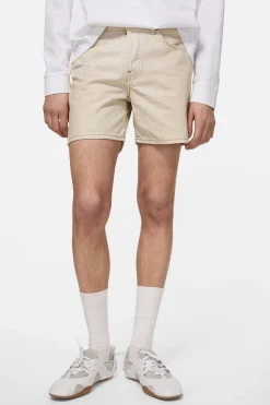 Regular fit denim shorts
