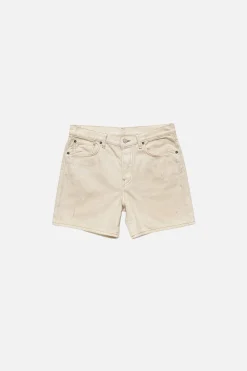 Regular fit denim shorts