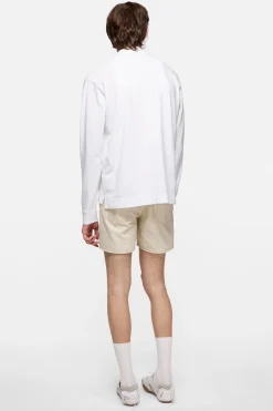 Regular fit denim shorts