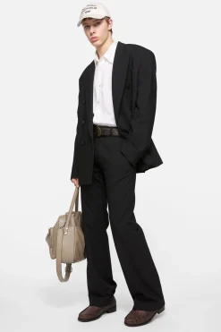 Relaxed fit suit jacket