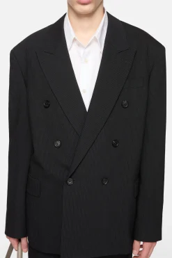 Relaxed fit suit jacket