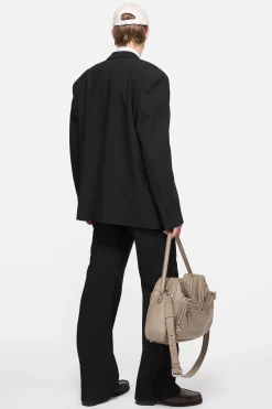 Relaxed fit suit jacket
