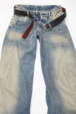 Reversible leather belt