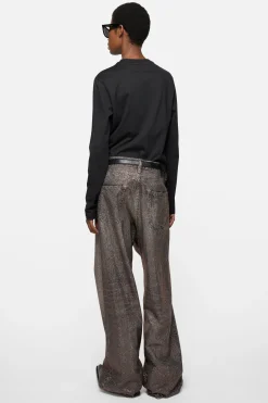 Satin label t-shirt - regular