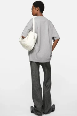 Satin logo t-shirt - relaxed