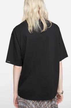 Satin logo t-shirt - relaxed
