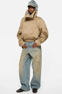 Short trench coat