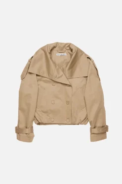 Short trench coat