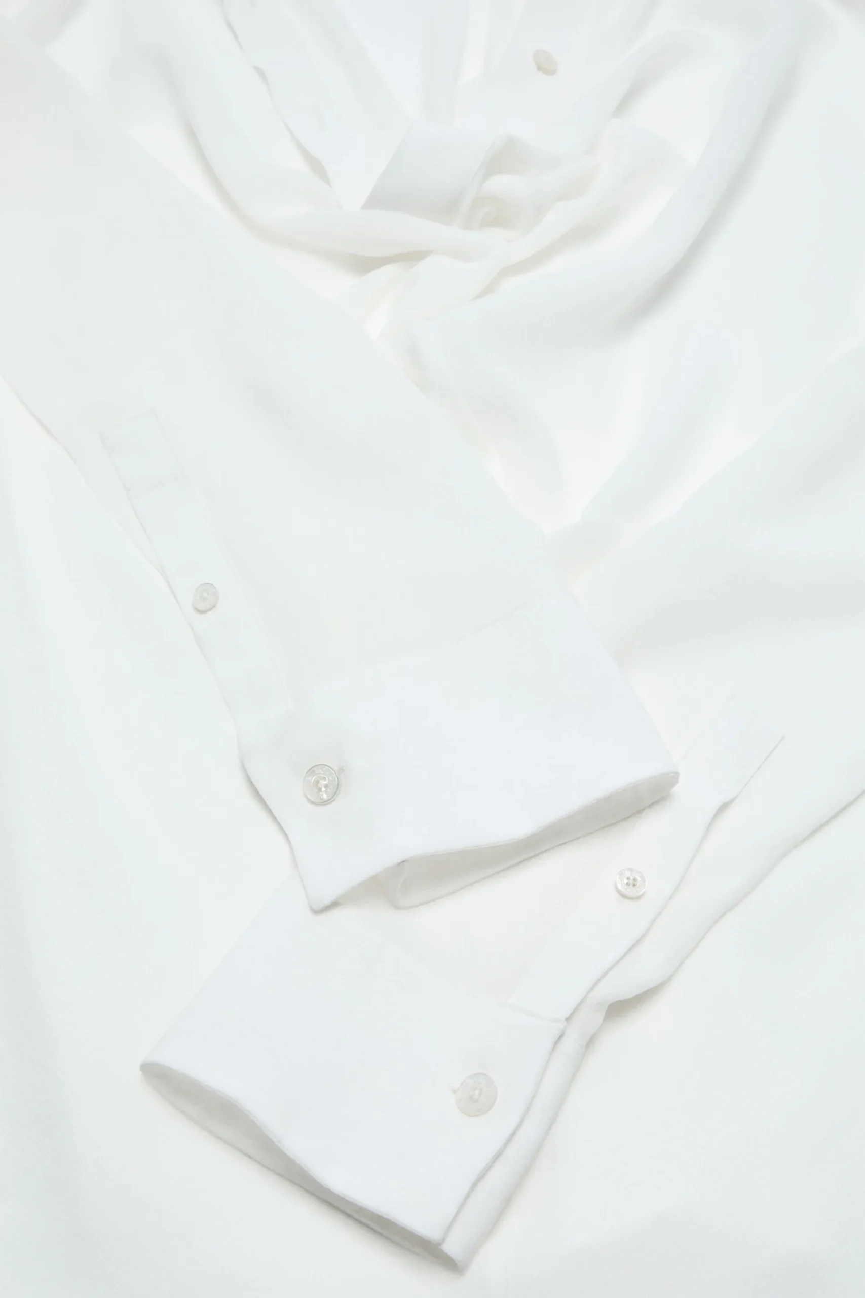 Silk cowl‑neck blouse