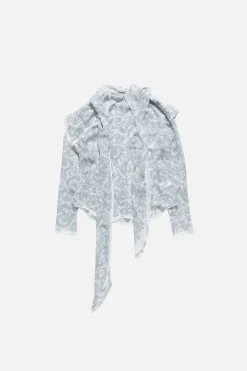 Silk paisley blouse