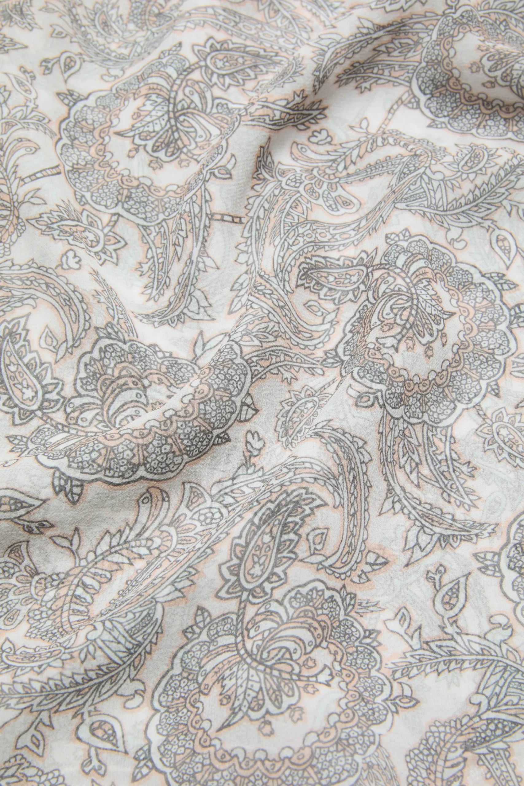Silk paisley skirt