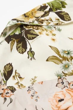 Silk shirt dress