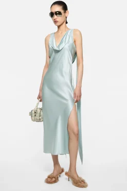 Silk tunic dress