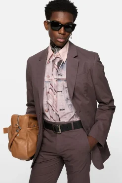 Single-breasted suit jacket