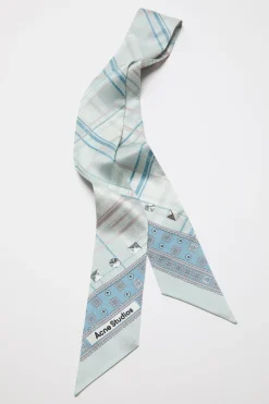 Skinny silk scarf
