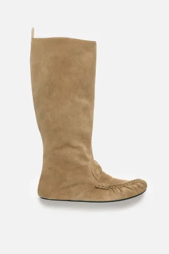 Slouch saddle boots