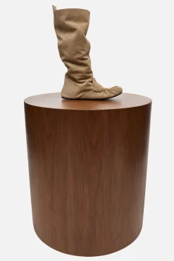 Slouch saddle boots