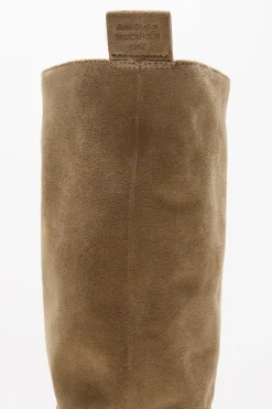 Slouch saddle boots