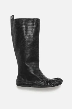 Slouch saddle boots