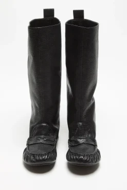 Slouch saddle boots