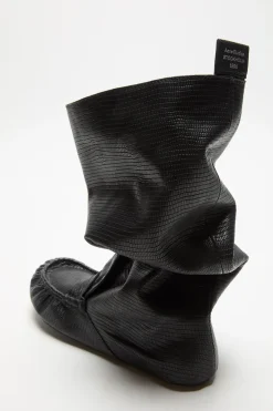 Slouch saddle boots