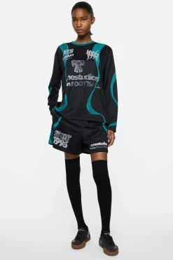 Sports jersey graphic t-shirt