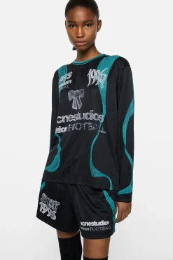 Sports jersey graphic t-shirt