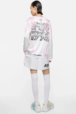 Sports jersey graphic t-shirt