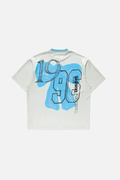 Sports jersey graphic t-shirt