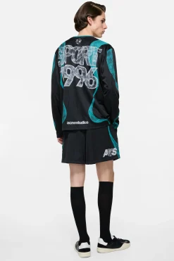 Sports jersey graphic t-shirt