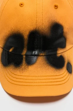 Sprayed graphic cap