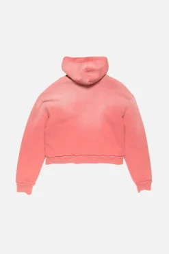 Sprayed zip hoodie