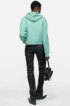 Sprayed zip hoodie