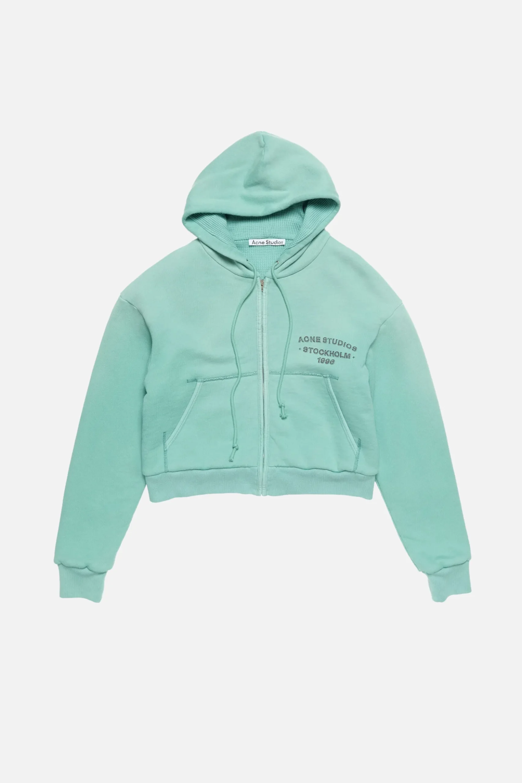 Sprayed zip hoodie