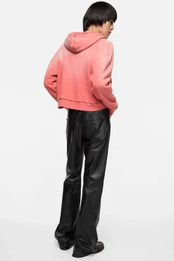 Sprayed zip hoodie