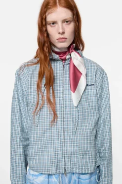 Square silk scarf
