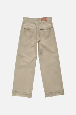 Stained twill trousers