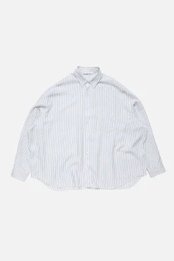 Striped button-up shirt