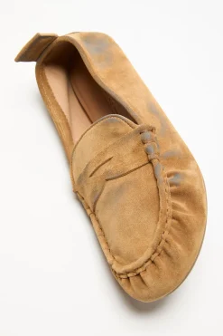 Suede loafers
