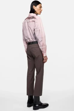 Tailored cotton trousers
