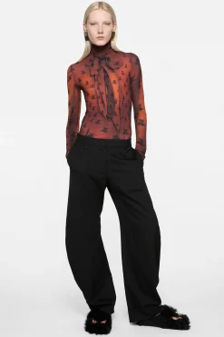 Tailored wool trousers