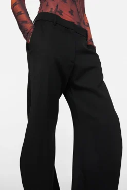 Tailored wool trousers