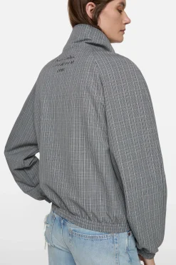 Technical check jacket