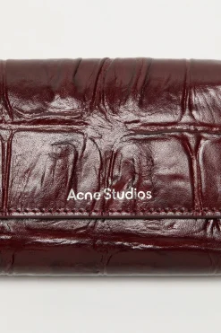 Trifold leather wallet