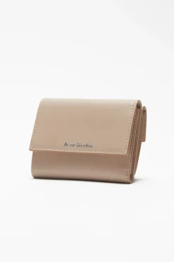 Trifold leather wallet