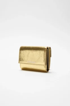 Trifold leather wallet