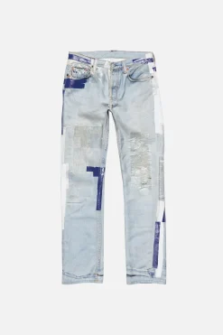 Trompe-l'œil tape jeans - 1996M