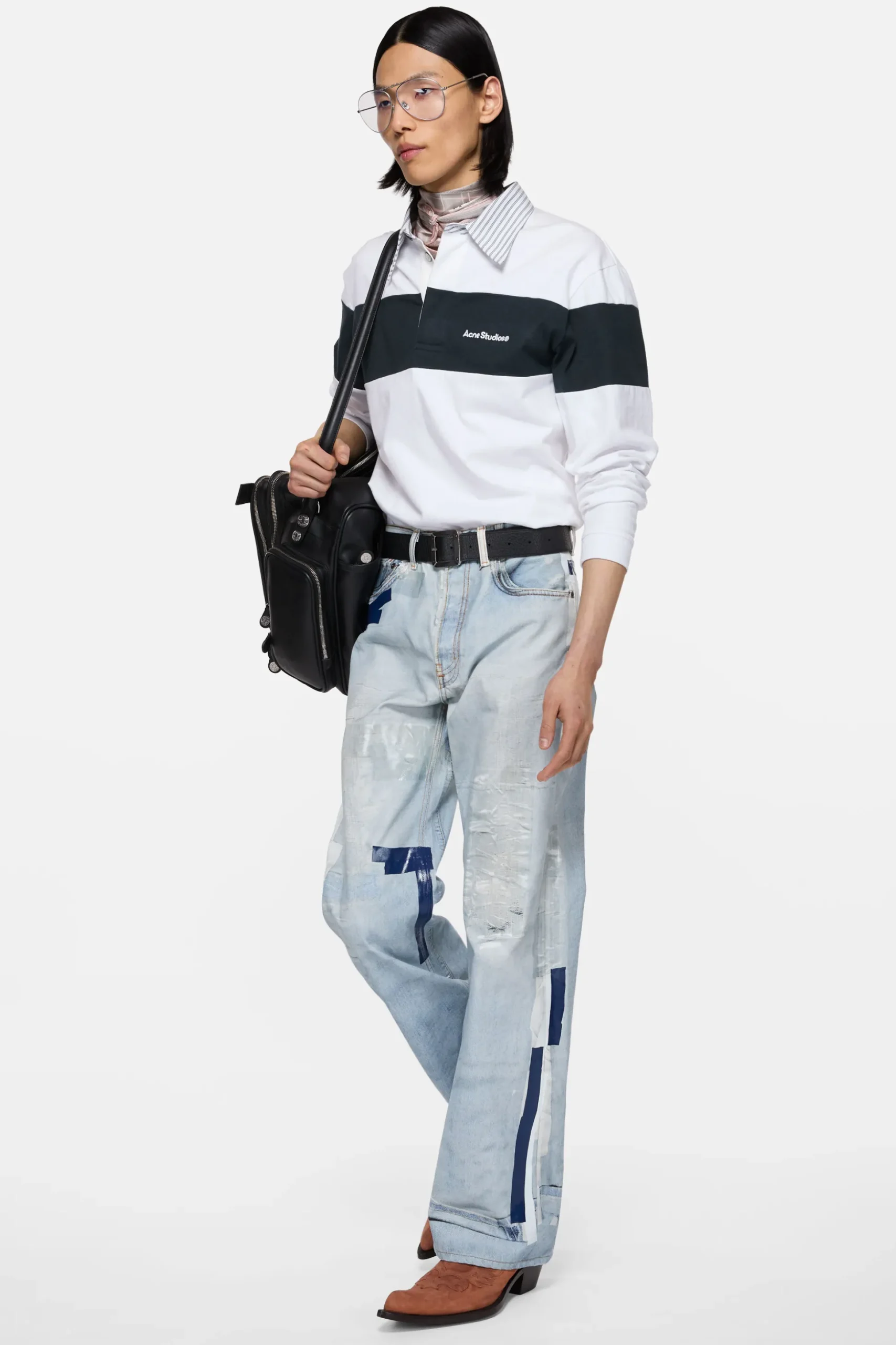 Trompe-l’œil tape jeans - 2021M